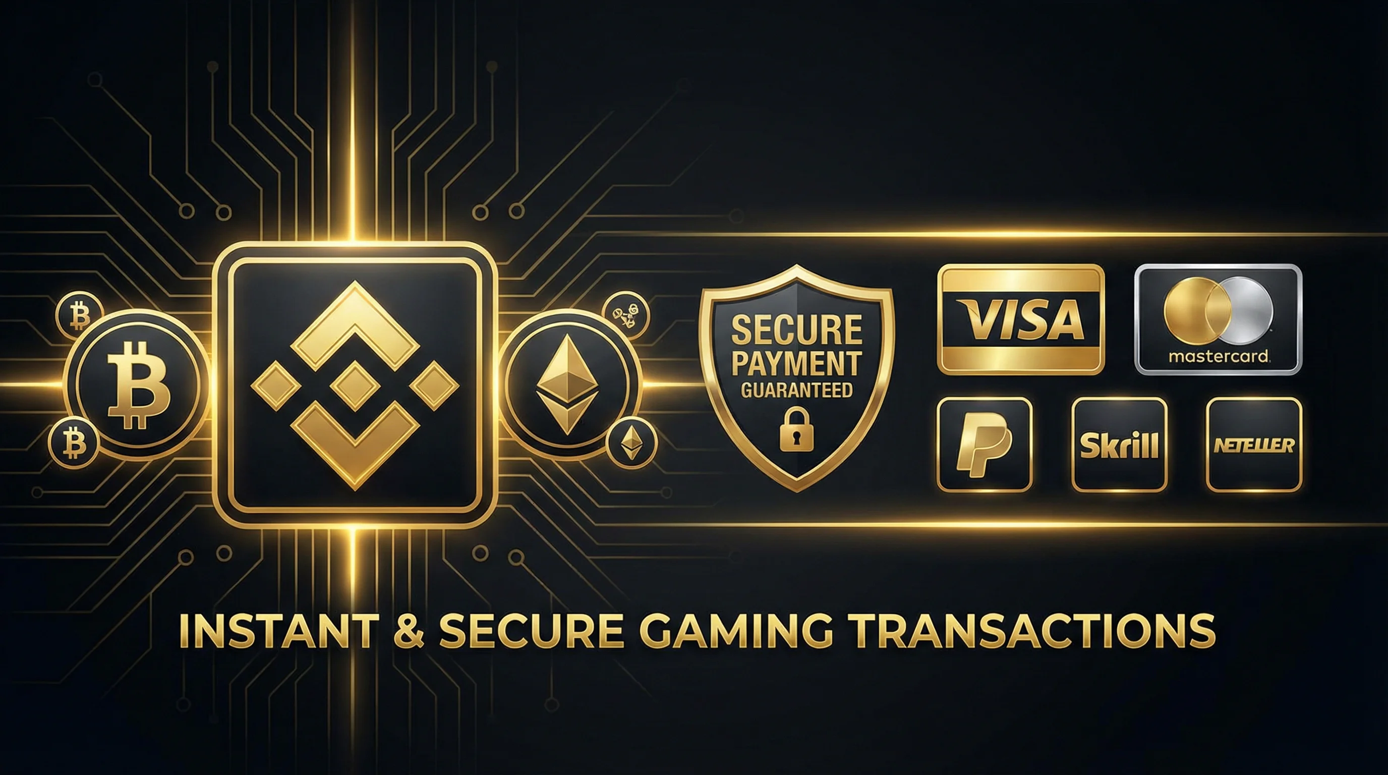 老虎机支持的支付方式包括币安、比特币、以太坊、Visa、Mastercard等